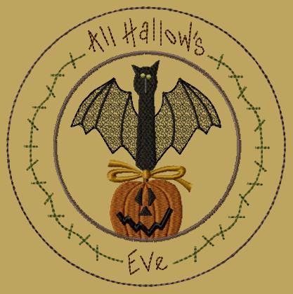 PK110 "All Hallow's Eve" Candle Mat PK110 "All Hallow's Eve" Candle Mat