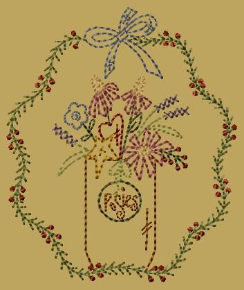 PK118 "Posies" Version 2 - 5x7 PK118 "Posies" Version 2 - 5x7