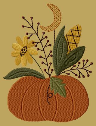 PK124 "Moonlite Pumpkin" Version 1 - 5x7 PK124 "Moonlite Pumpkin" Version 1 - 5x7